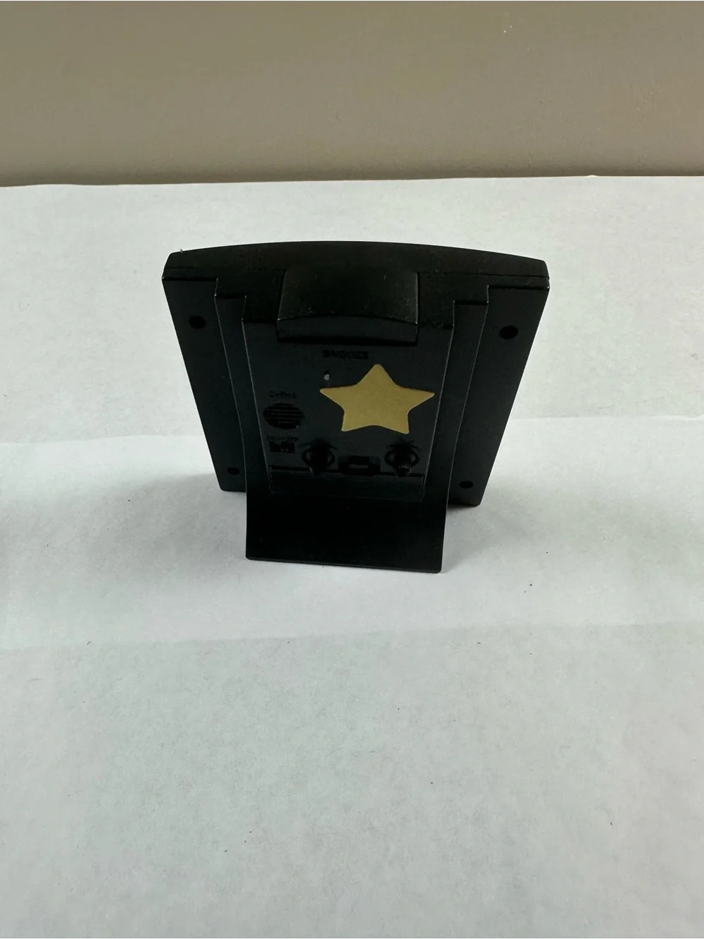 Timex Black and Gold Star Table- Alarm Clock - Easy Reader